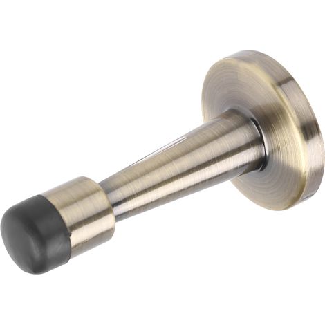 Arrêt-porte robuste zinc antirouille bourreau bronze 4cm home/hotel/office vis incluses (1/5)