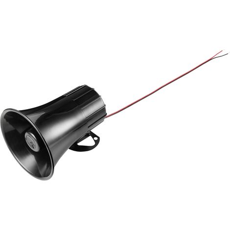 TRU COMPONENTS TC-10475812 Alarmsirene Geräusch-Entwicklung: 105 dB 15 W Spannung: 12 V/DC Sirenento