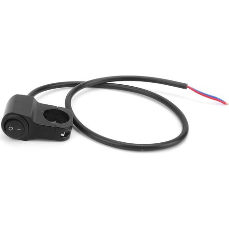Interrupteur étanche 7/8 pouce pour phare et feu antibrouillard, bouton marche/arrêt pour moto 12V, quad et vélo électrique. (1/5)