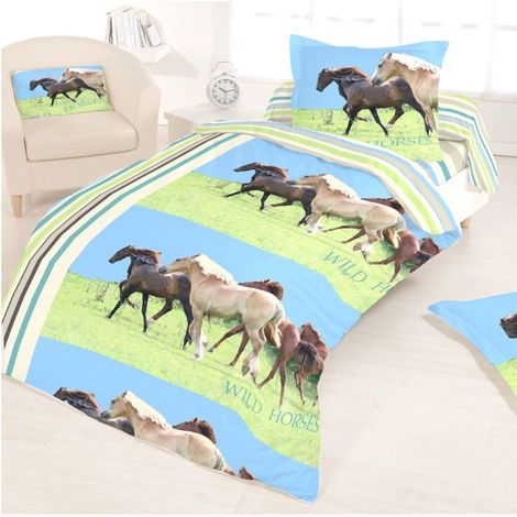 Housse de couette 140x200 CHIEL + 1 taie (1/3)