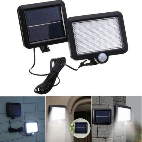 Applique murale solaire 56LED - Éclairage détecteur de mouvement pour jardin extérieur-Ywey (1/4)