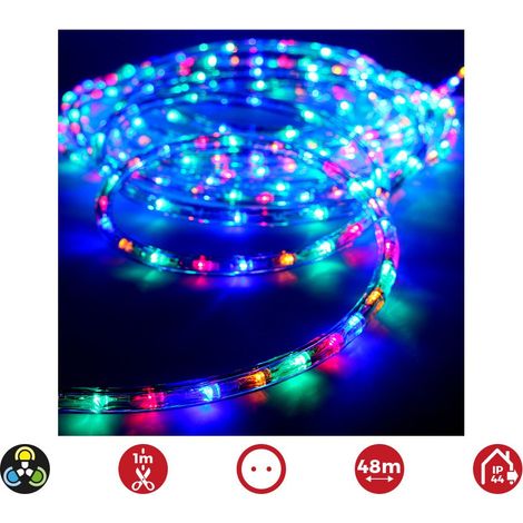 Tubo flexiled 2 vias fijo 48 m 30 leds/m ip44 multicolor (1/2)
