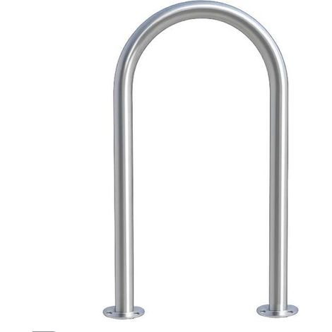 Dissuasore archetto inox tondo H 80 cm x L 48 cm da tassellare