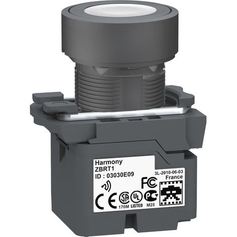 Pulsante trasmettitore completo ZB5R, capsula bianca - ZB5RTA1