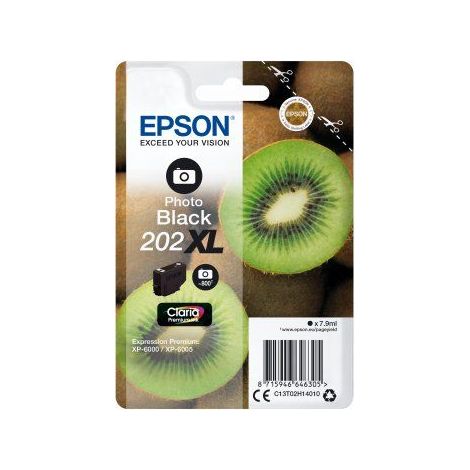 Epson C13T02H14020 Kiwi 202XL cartuccia d'inchiostro 1 pz Originale Resa elevata (XL) Nero per foto (1/5)