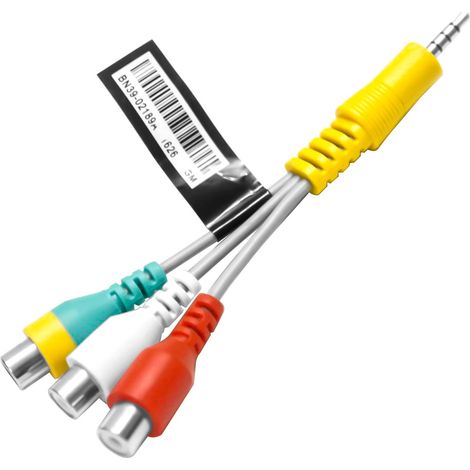 Câble adaptateur de composant AV vidéo de remplacement pour téléviseur Samsung, câble adaptateur d'entrée 3 RCA vers AV pour téléviseur Samsung (1/5)