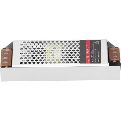Alimentation à découpage 150W 12V pour bande LED et applications industrielles, entrée large AC 90-264V, format compact