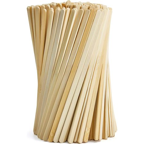 Lot de 100 touillettes en bois pour mélanger le café, le café, le thé, le lait, le jus de fruits, le café, le thé, le lait, le jus (1/5)