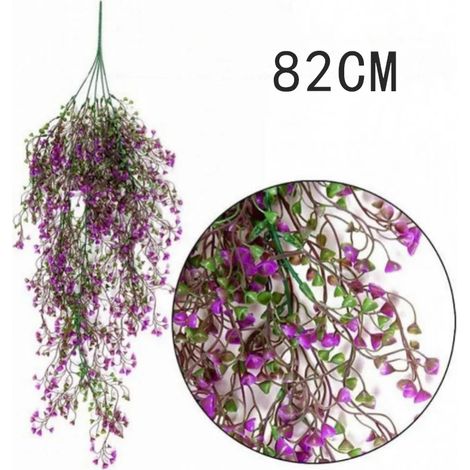 (Z1) Jardinière murale en rotin tressé à la main, panier en rotin tressé, support pour plantes grimpantes, pot de jardin, jardinière murale (1/4)