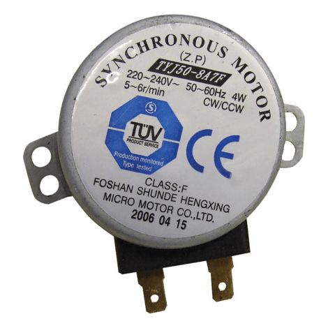 Moteur de plateau (481236158449, DA31-10107C) Four micro-ondes ARISTON HOTPOINT, BAUKNECHT, BRANDT, CYLINDA, IGNIS, IKEA WHIRLPOOL, INDESIT, KITCHENAID, LADEN, PRIVILEG, SHARP, V-ZUG, WHIRLPOOL (1/5)