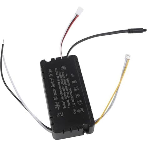 Kit de contrôle à distance de la lumière du ventilateur de technologie, atténuation continue de 6 vitesses et récepteur de conversion de fréquence, compatible avec les lumières LED AC110-265V (sans gu (1/5)