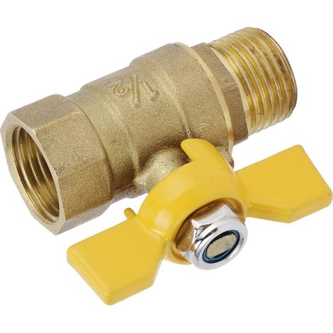 Robinet à Bille en Laiton, 1 Pièce (1/4)