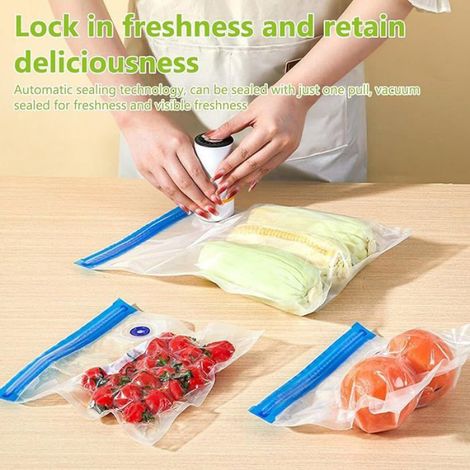 Machine Sous Vide - 120 W - Pour Viandes Légumes Fruits - Portable - Avec 15 Sacs Réutilisables - 1 Pièce (1/5)