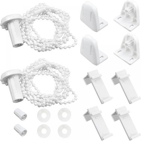 Lot de 2 mécanismes de fixation pour store enrouleur 17mm – PVC haute résistance – Installation sans perçage – Accessoires compatibles (1/5)