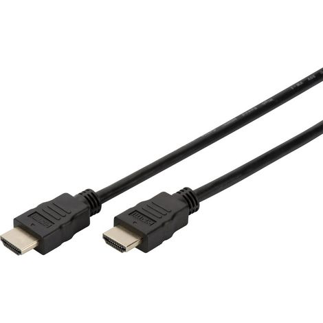 Digitus DK-330107-050-S câble HDMI 5 m HDMI Type A (Standard) Noir (1/2)