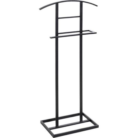Valet de Chambre en Métal "Lanida" 101cm Noir