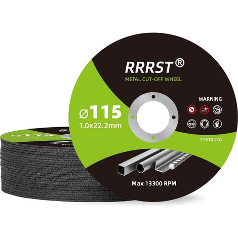 Disque à Tronçonner 115 Metal 1mm Extra Fin, 25 Pièces Flexible Disque Découpe Pour Meuleuse D'angle, Pour Métal, Acier Inox, Acier, Fer, Aluminium, Tôle, Tube D'acier (1/5)