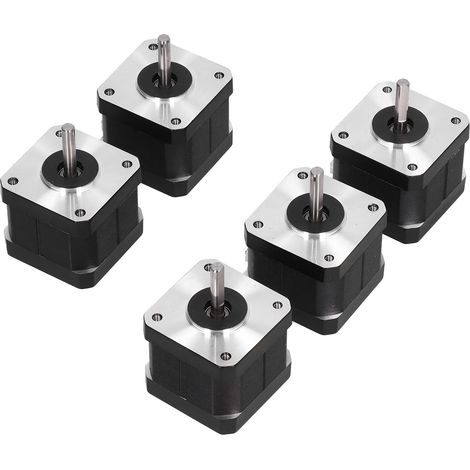 5 hochpräzise Schrittmotoren, stabile Leistung, gleichmäßige Drehzahl, geringes Geräusch, Motor für XH-2.54 3D-Drucker, Gewindeende (2 Blindstopfen) (1/5)