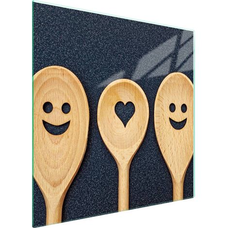 Glasschutzplatte für den Herd, 50x52 Löffel (1/5)