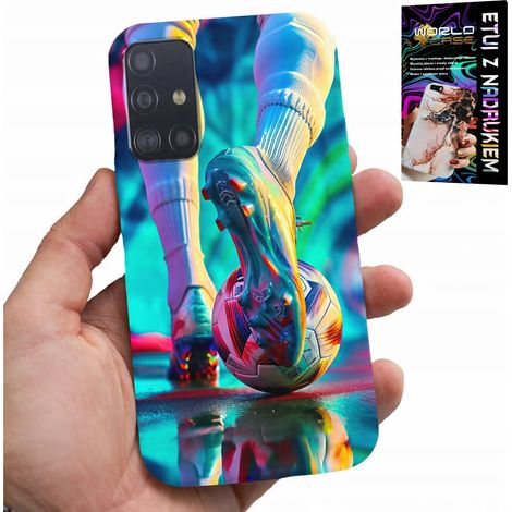 Custodia per Samsung Galaxy A51 - giocatori di calcio + vetro (1/5)