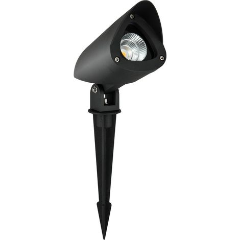 Merano Dalhousie Piquet Extérieur Sandy Noir Aluminium, Verre LED 3W 295Lm 3000K IP65