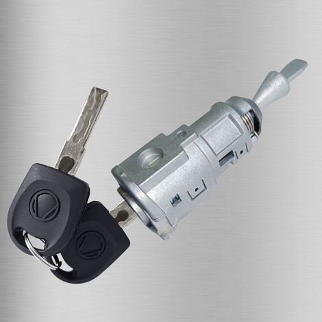Compatible with Volkswagen New Santana door lock cylinder and New Jetta Tiguan door lock cylinder, 2 keys 107837167BA (1/4)