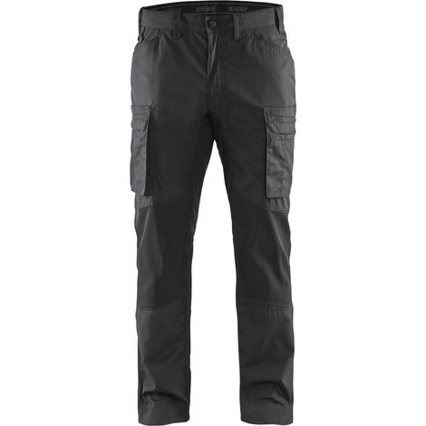 Pantaloni da lavoro elasticizzati 1459 - Grigio scuro/Nero XL - FR(50) - SE(C56) - Corti