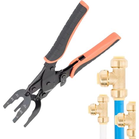 Outil de déconnexion de tuyau, extracteur de pression, accessoire de raccord de plomberie de précision pour les réparations, parfait pour la déconnexion sous l'évier, outil fiable pour les techniciens (1/5)