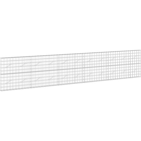 Gabione mit 3,5 mm Draht und 10x10 cm Maschen 550x10x100 cm vidaXL