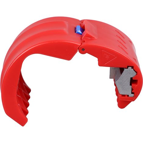 Coupe-tubes PVC avec poignée ergonomique - Outil de coupe compact et facile à utiliser pour les tuyaux d'évacuation en plastique (1/5)
