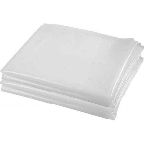 Polytunnel Cover - Horticultural Film PE Extra-Epais - Transparent - Thermal Insulation Garden Protection - 2 m x 6 m (1/3)