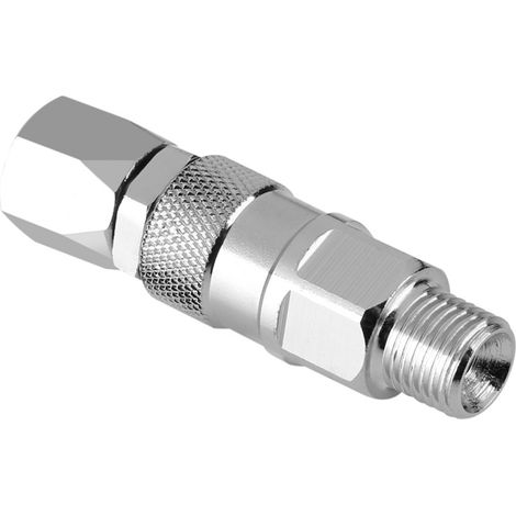 Raccord pivotant en acier inoxydable 1/4 pouce pour pistolet de pulvérisation airless haute pression, adapté aux peintures et enduits (1/5)
