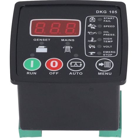 Contrôleur de Générateur Diesel Contrôleur de Moteur de Générateur Panneau de Module de Contrôleur de Moteur Diesel D'arrêt de Démarrage Automatique pour Générateur de Moteur à Essence Diesel (1/5)
