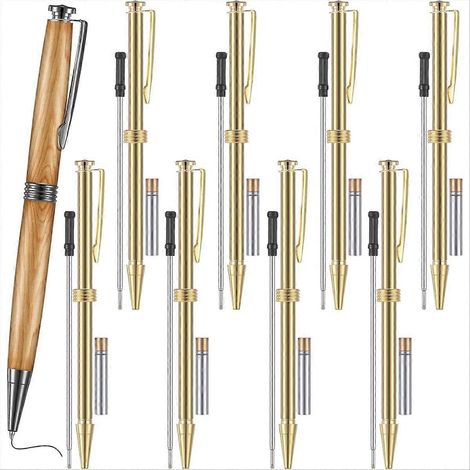 Kit de 8 stylos à spirale Trimline Twist de 7 mm avec accessoires de tournage sur bois de rechange. (1/5)