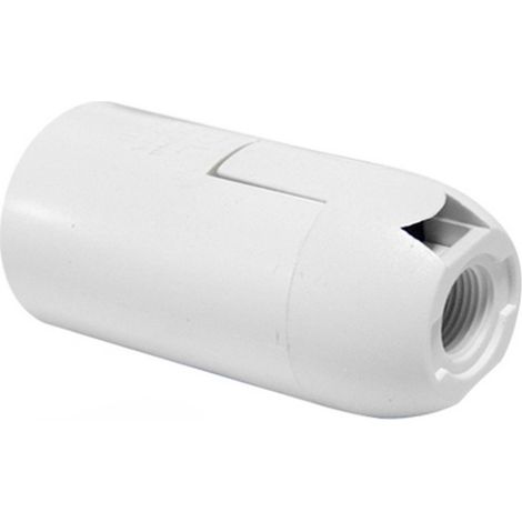 Alcapower Blister 10 Pezzi Portalampada E14 in PET Ritardante di Fiamma Bianco, Contatti in Rame, Tensione Massima 250V, Corrente Nominale 2A (1/2)