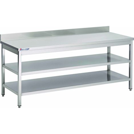 Table Adossee Avec 2 Sous-Tablettes Prof. 800 - Prodirest