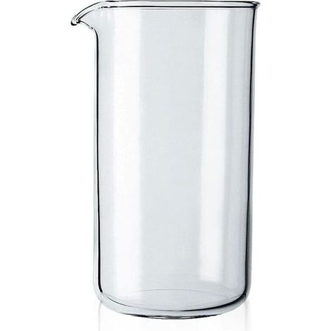 Replacement Beaker for Coffee Press, Glass - Clear (Capacity: Three Cups, 0.35 L, 12 oz)