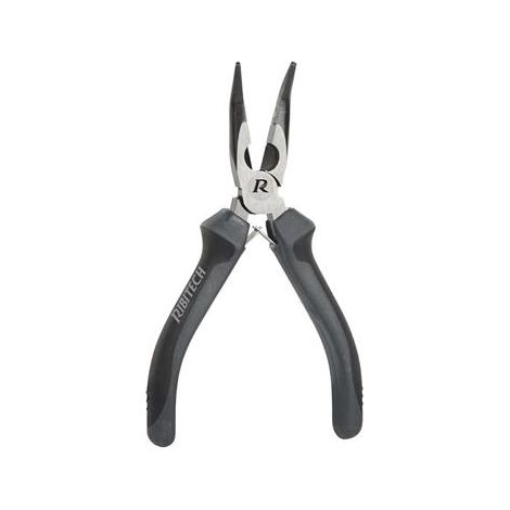 Ribitech – Pince à bec long coudée 160 mm – Acier forgé chromé vanadium CrV 60 – Poignées bi-matière SoftTouch – Ouverture rapide avec 2 lames ressort (1/7)