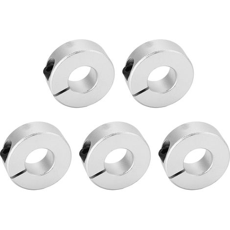 5Pcs Colliers d'Arbre 51mm Aluminium Allié, Alésage 2/3in, Transmission de Puissance, Serrage Industriel (1/5)