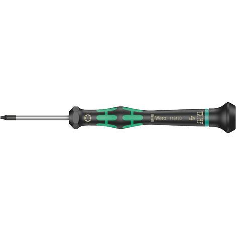 Wera 2067 Elektronik- u. Feinmechanik Torx-Schraubendreher Größe (Schraubendreher) T 4 Klingenlänge: (1/5)