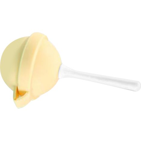 Moules à glace en silicone jaune réutilisables, sûrs et très efficaces pour la maison. (1/5)