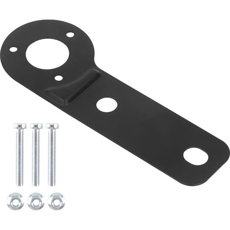 Support de montage de prise de remorque, attelage de remorquage, prise électrique, plaque de connecteur de fil en acier, support fixe de prise de remorque (1/5)