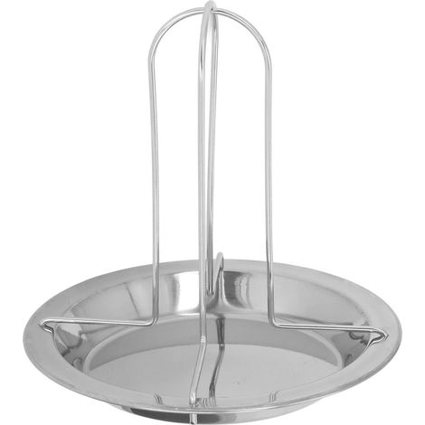 Grille verticale en acier inoxydable pour rôtir le poulet, résistante et antiadhésive, idéale pour le camping. (1/5)