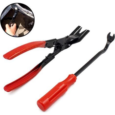 2pcs Clip Remover Pliers, Auto Car Door Clip, Universal Pliers Trim Tools Repair Kits for Car Door Trim and Panel Dashboard (1/5)