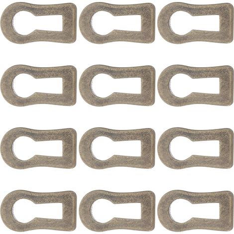 Alipis Lot de 12 cache-serrures elliptiques en bronze antique (1/5)