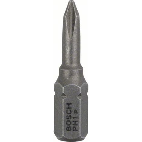Bosch Puntas universales plateadas paquete de 3 PH1 25 mm