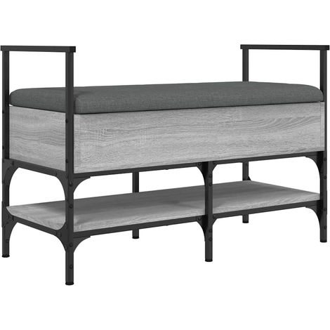 Maison Exclusive - Schuhbank Grau Sonoma 85,5x42x57,5 cm Holzwerk