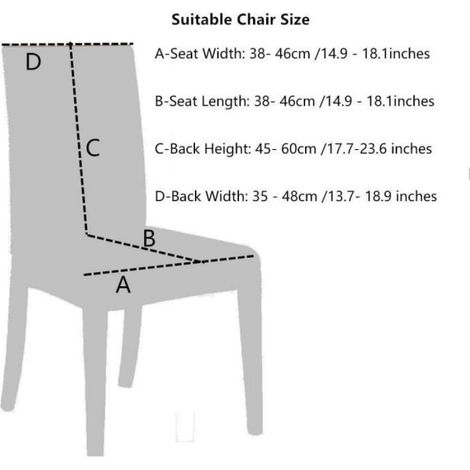 Lot de 4 Housse de Chaise Extensible Universelle Salle à Manger Mariage Moderne Hôtel Décor RAYURES NOIRES ET BLANCHES 4 (1/4)