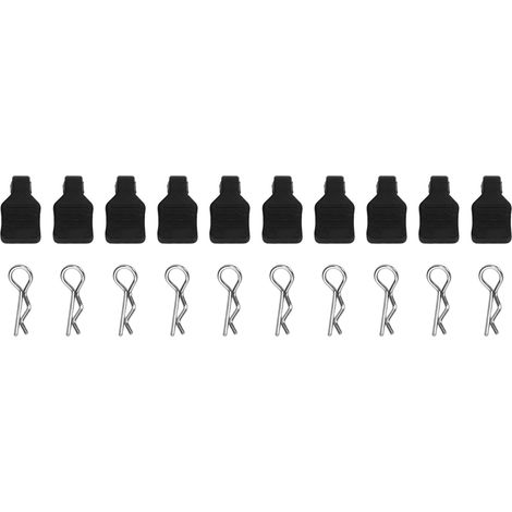 Attaches de carrosserie RC stables et compactes, accessoires pratiques et remplaçables pour voiture télécommandée, protection durable. (1/5)