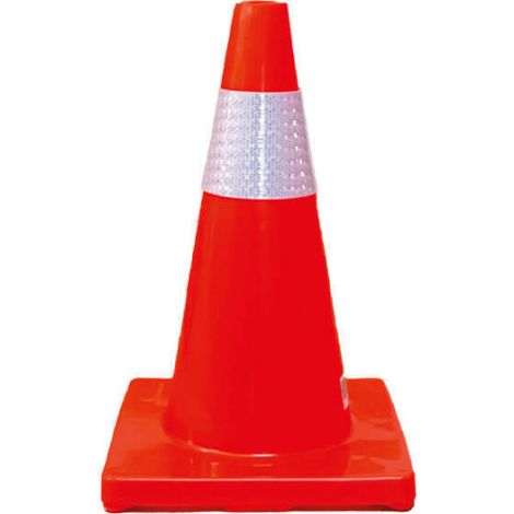 Cono de señalización flexible naranja altura de 450mm y 700mm SEKURECO     450 mm